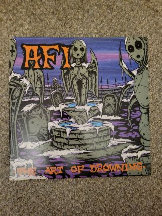 Rare Afi The Art Of Drowning Pressing Vinyl Lp Record.  Hard To Find