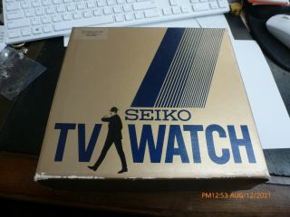 Vintage Seiko Tv Watch T001 - 5019 Lcd/lvd Mens James Bond Watch Rare