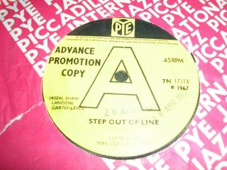 Rare 60s Lucas And The Mike Cotton Sound Step Out Of Line U.  K Pye M - Demo