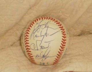 Seattle Mariners Team Ball Signed 1990 