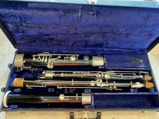 Vintage Fox Renard Model 1 Bassoon.  For Repair Or Parts
