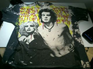 Vintage Sid Vicious And Nancy Spungen My Way Xl T - Shirt