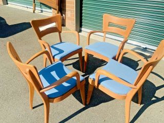 Mid Century Modern Heywood Wakefield Wishbone Dining Room Chairs 5