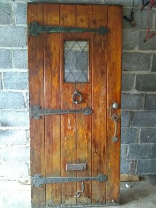 Vintage Solid Wood Entrance Door 36 " X 80 "