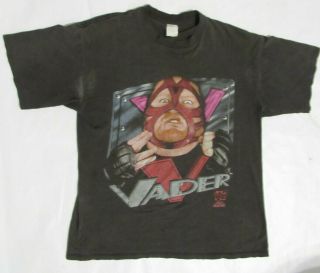 Rare Vintage 1996 Wwf Big Van Vader Wrestling Single Stitch Shirt (size Xl)