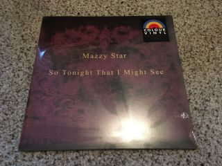 Bent Corner Mazzy Star So Tonight That I Might See Purple Vinyl Record Lp