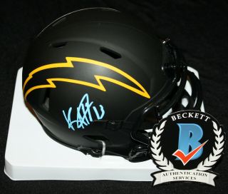 Keenan Allen Signed Eclipse Mini Helmet,  La Chargers,  Beckett Bas Wj67290