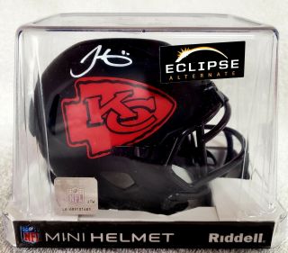 Tyreek Hill Signed Eclipse Alternate Kansas City Chiefs Mini Helmet