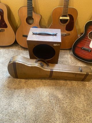 Vintage Gibson Lap Steel Guiar And Matching Amp