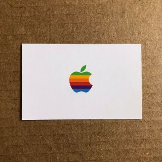 MSCHF ' Boosted Packs ' First Edition - Steve Jobs Apple Computers Business Card 3