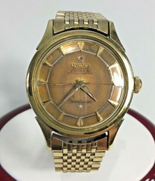 Vintage Omega Constellation Automatic Wristwatch Pie Pan Dial