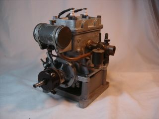 Vintage Elmer Wall 30cc 2 cylinder model Ignition Engine 4