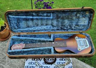 Vintage Oahu Tonemaster Lap Steel Guitar With Ohsc
