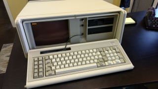 Rare Vintage Ibm 5155 Portable Pc,  With Floppy And Hard Disk,