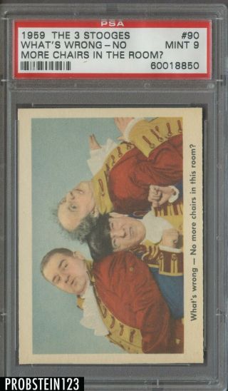 1959 Fleer The 3 Three Stooges 90 What 