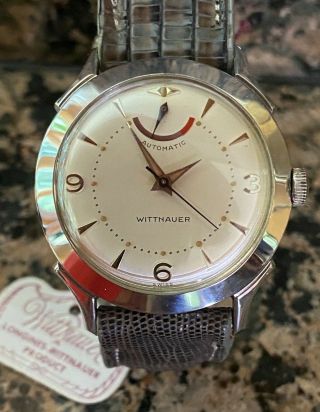 Vintage Wittnauer Automatic Power Reserve Indicator Watch Old Stock