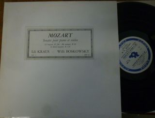 Lili Kraus - Willi Boskovsky / Mozart / Alpha Db 72