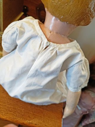 Martha Chase Cloth Doll Oil - Painted Cloth Character Doll with Bobbed Hair 5
