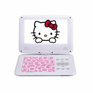 Hello Kitty Portable Dvd Player 9 Inches Pink Avox Sanrio Japan Dhl Fast