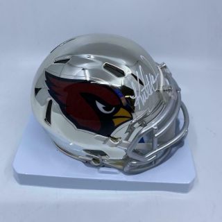 Kurt Warner Signed Arizona Cardinals Chrome Mini - Helmet