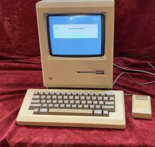 Vintage First - Generation Apple Macintosh M0001 Computer 1984 Complete System