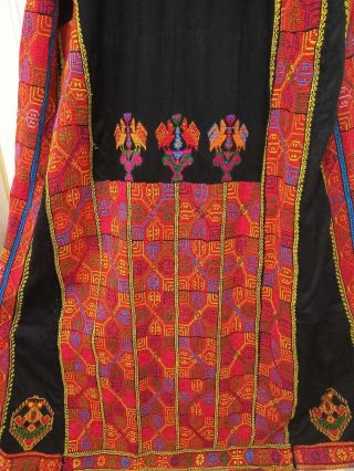 Antique Hand Made Embroidery Traditional Heritage Palestinian Dress ثوب سبعاوي