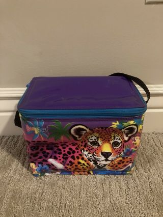 Vintage Lisa Frank Hunter Leopard Soft Lunch Bag Tote Cooler Insulated