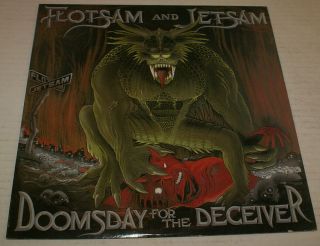 Flotsam And Jetsam Doomsday For The Deceiver Lp 1985 Mbr1063 Newsted X Metallica