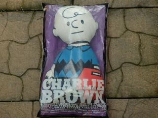 Determined Productions Charlie Brown Pillow Doll Cushion Vintage