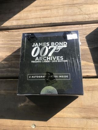Factory Box Of 2015 James Bond Archives Trading Cards - From Rittenhouse
