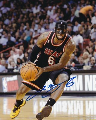 Lebron James Signed Autograph 8x10 Photo Lakers Cavaliers Miami Heat