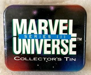 Marvel Universe 1992 Series 3 Collectors Card Tin Limited 3671/10,  000