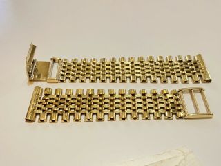 Vintage 9ct Solid Gold Watch Strap/bracelet - Width Lug 17mm