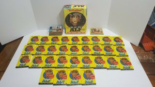 1987 Topps Alf Tv Show Series 1 Trading Cards Box Of 31 Wax Packs,  Loose