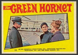 The Green Hornet & Kato (bruce Lee) 1966 Donruss Green Hornet Stickers 11
