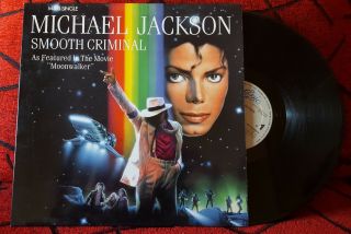Michael Jackson Smooth Criminal 1988 Spain Press 12 " Single