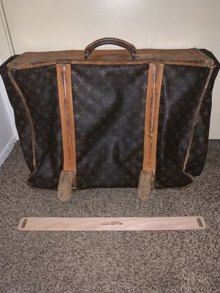 Rare Vintage Louis Vuitton Monogram Garment Bag Authentic Lv