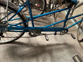 Rare Vintage 1967 SCHWINN De Luxe TWINN Blue 5 - Speed Tandem Bicycle 2