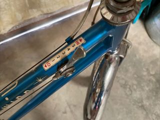 Rare Vintage 1967 SCHWINN De Luxe TWINN Blue 5 - Speed Tandem Bicycle 4