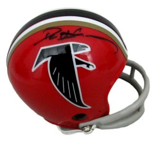 Deion Sanders Hof Signed/autographed Atlanta Falcons Mini Helmet Jsa 160190