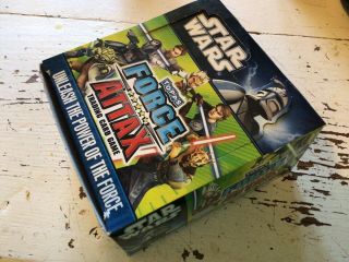 Star Wars Force Attax Full Box And Poster.  Trading Cards