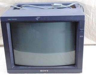 Vintage Sony Pvm - 2030 Trinitron Color Video Monitor 20 " Crt Retro Gaming