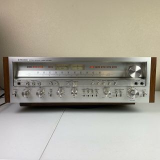 Vintage Pioneer Sx - 1050 Stereo Receiver Parts/repair Powers On