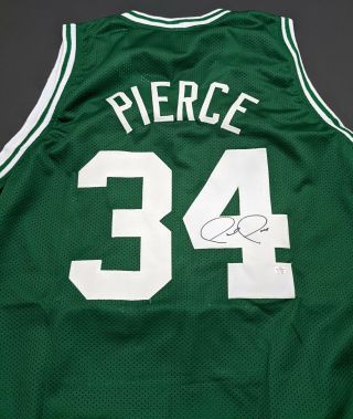 Paul Pierce Boston Celtics Autographed Signed Jersey Xl