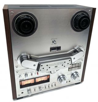 Vintage Akai Gx - 635d 4 Track Stereo Tape Deck Reel To Reel Recorder Parts/repair