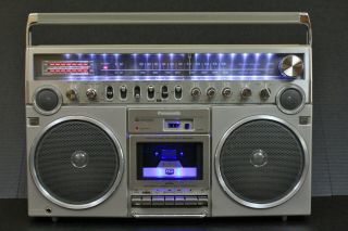 Panasonic Platinum Rx - 5500 Vintage Cassette Boombox Led Lights Video