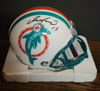 Dan Marino Autographed Signed Miami Dolphines Mini Helmet