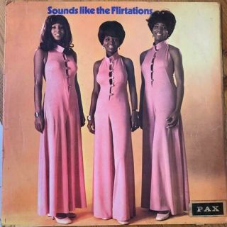 1969 Funk Soul Lp - Sounds Like The Flirtations - Very Rare Israeli 1 St.  Press