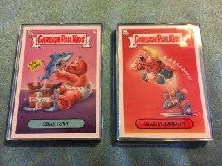 Gpk 40 Anniversary Crash Gordon Set/ Ebay Set & 10 Card You Are What U Eat Set