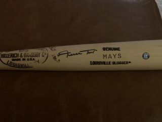 Willie Mays Autographed Signed Full Size Baseball Bat With Mays Hologram